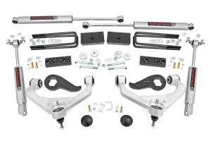 GMC Sierra 2500 HD Suspension Lift Kit - Front + Rear - Rough Country - 3 Inch Lift Kit w/ Overloads - '20-'24
